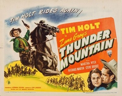Thunder Mountain - Carteles