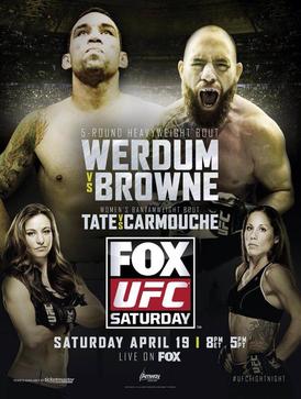 UFC on Fox: Werdum vs. Browne - Affiches