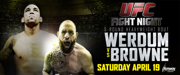 UFC on Fox: Werdum vs. Browne - Cartazes