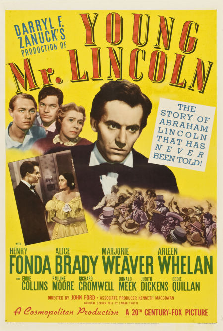 A fiatal Lincoln - Plakátok