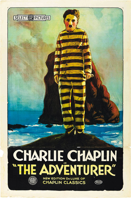 Chaplin uprchlým trestancem - Plakáty