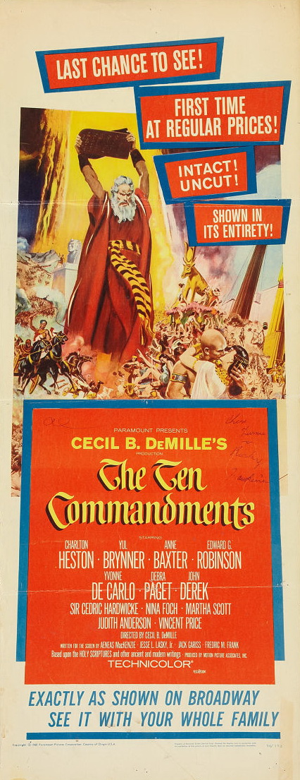 Tízparancsolat - Plakátok