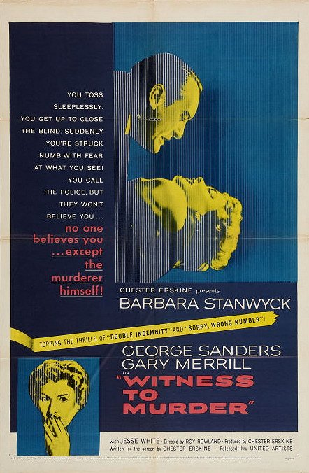 Witness to Murder - Posters