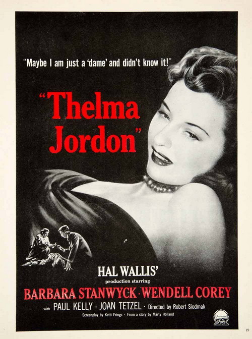The File on Thelma Jordon - Plakate