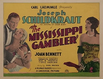 Mississippi Gambler - Plakaty