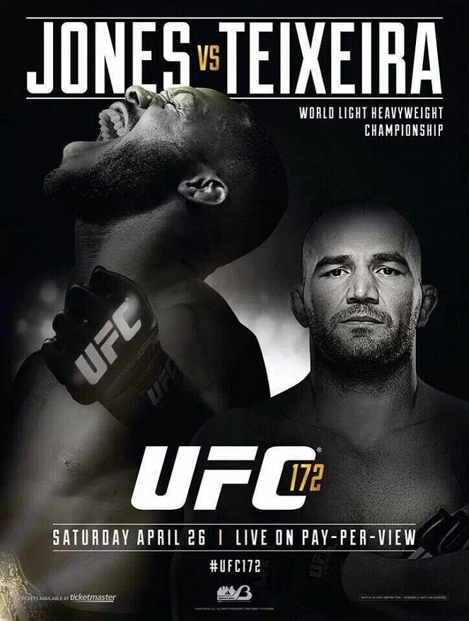 UFC 172: Jones vs. Teixeira - Cartazes