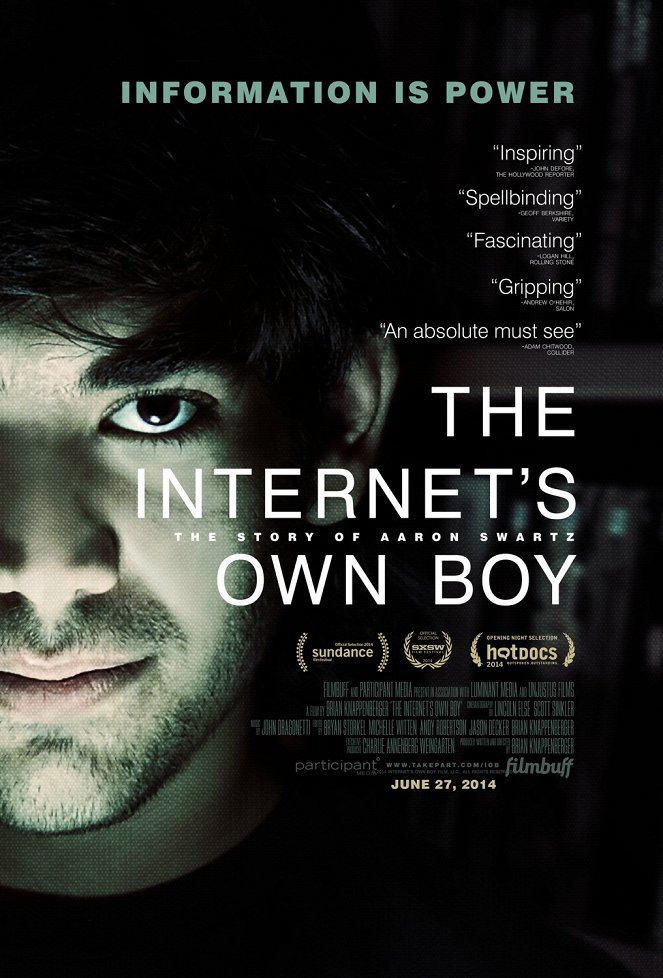 Zázračné dítě internetu: příběh Aarona Swartze - Plakáty