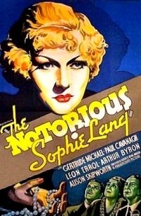 The Notorious Sophie Lang - Plakaty