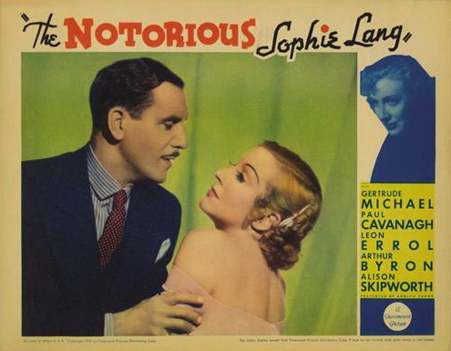 The Notorious Sophie Lang - Posters