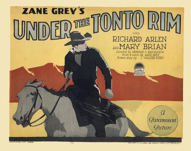 Under the Tonto Rim - Posters