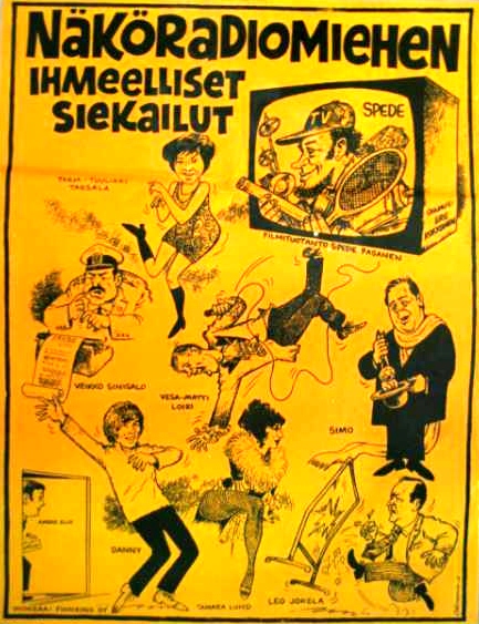 Näköradiomiehen ihmeelliset siekailut - Affiches