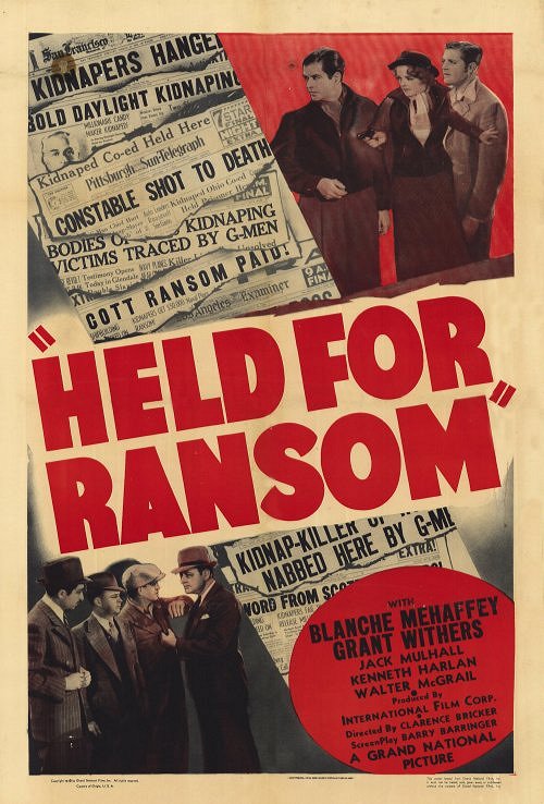 Held for Ransom - Cartazes