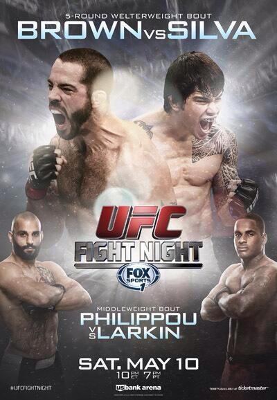 UFC Fight Night: Brown vs. Silva - Plakáty