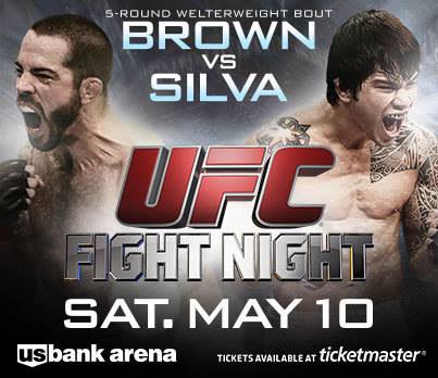 UFC Fight Night: Brown vs. Silva - Plakate