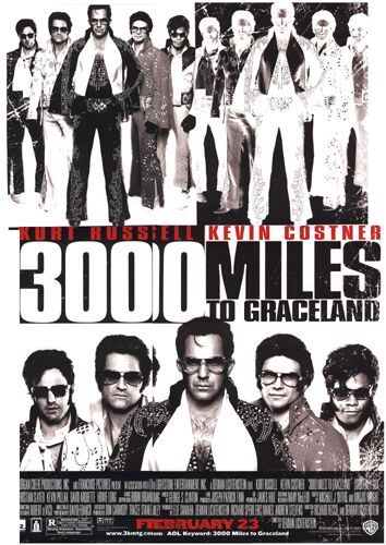 3000 mil do Graceland - Plakaty