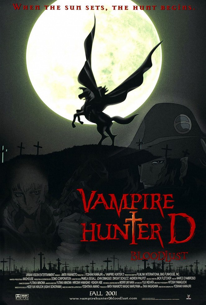 Vampire Hunter D: Bloodlust - Carteles