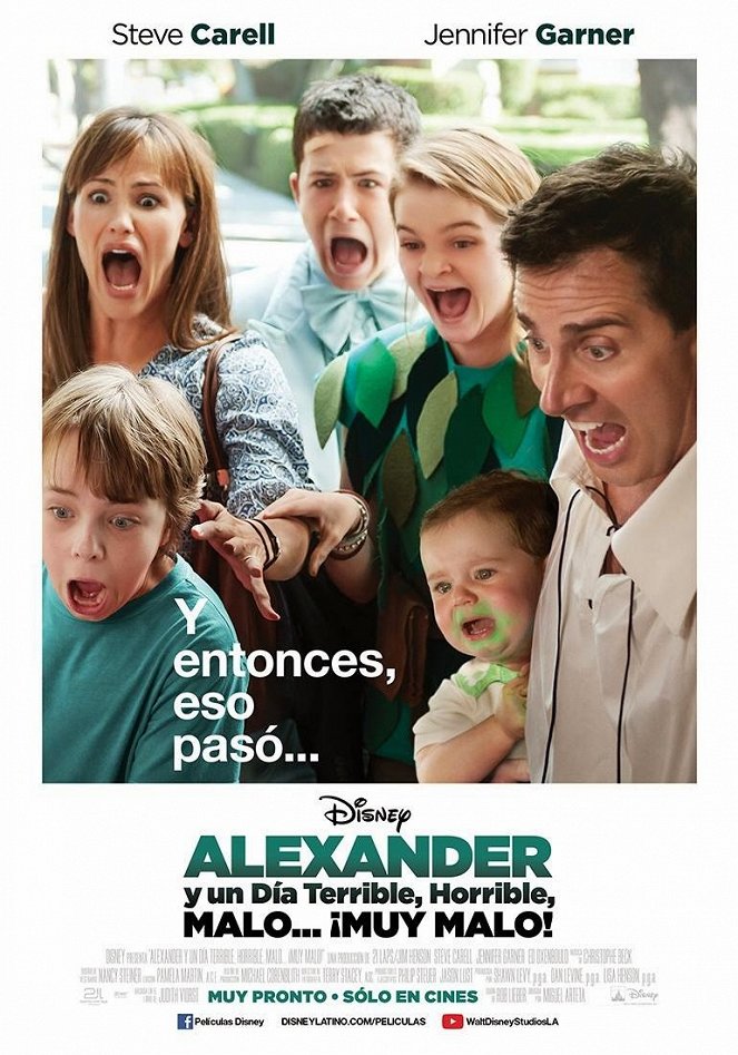 Alexandr a jeho opravdu hodně špatný a příšerně blbý den - Plakáty