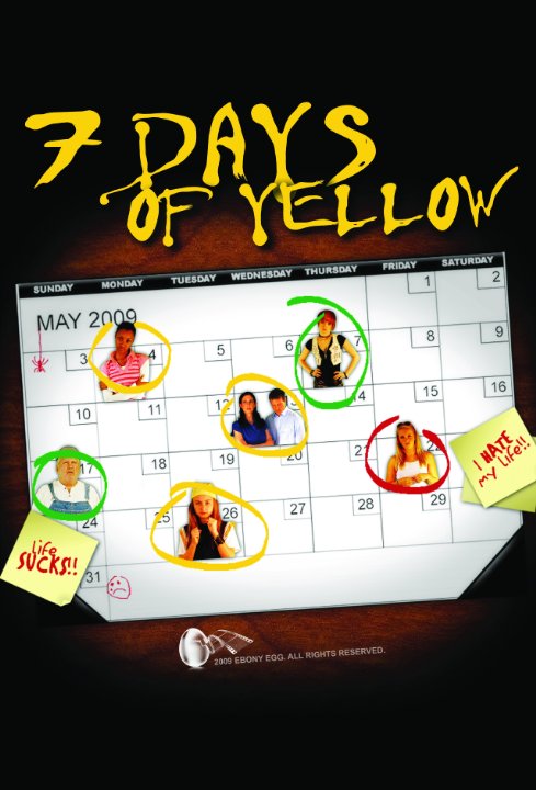 7 Days of Yellow - Cartazes