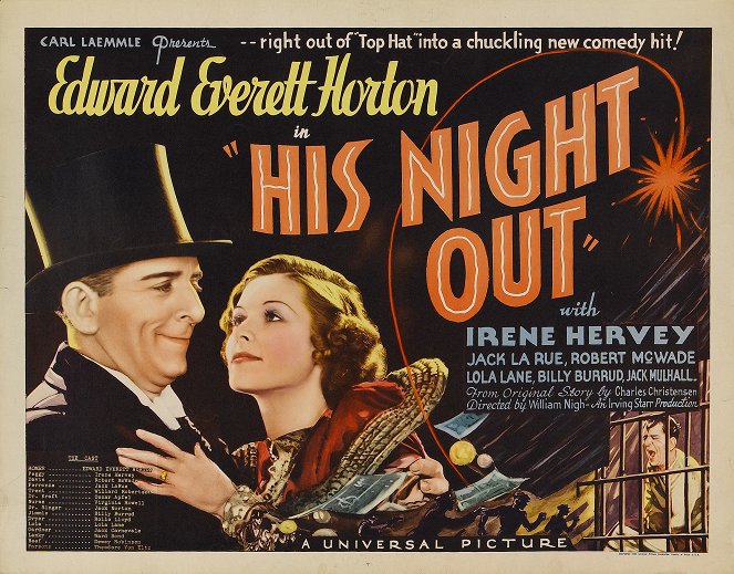His Night Out - Posters