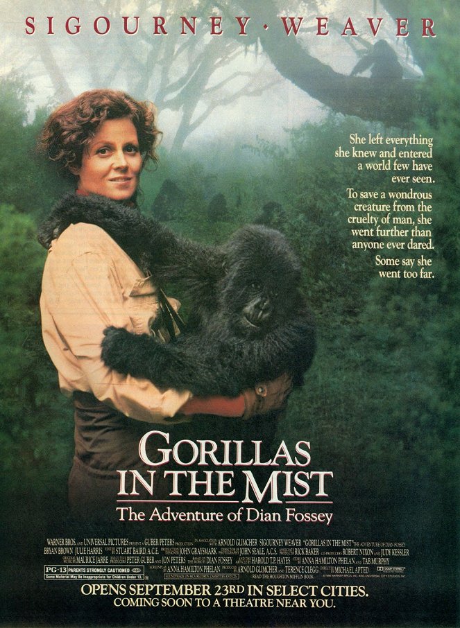 Gorillas im Nebel – Die Geschichte der Dian Fossey - Plakate