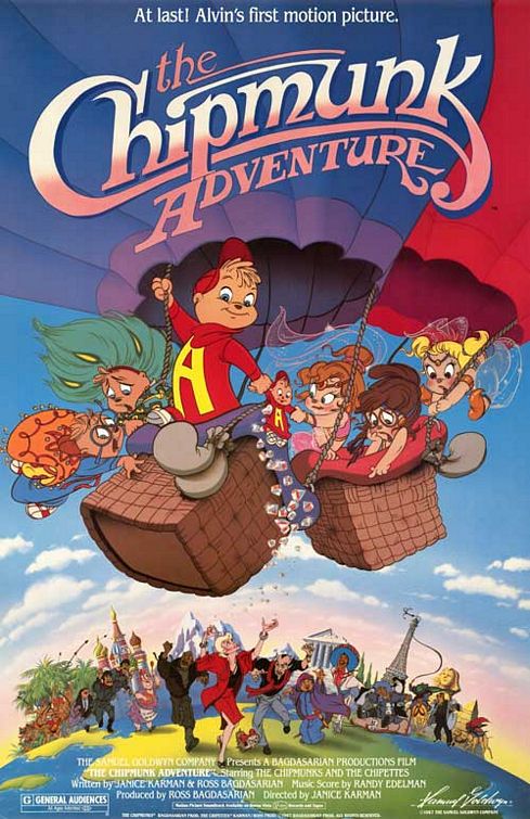 The Chipmunk Adventure - Plakate