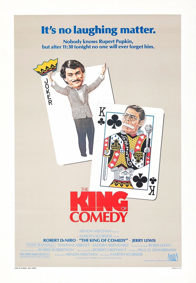 The King of Comedy - Plakate