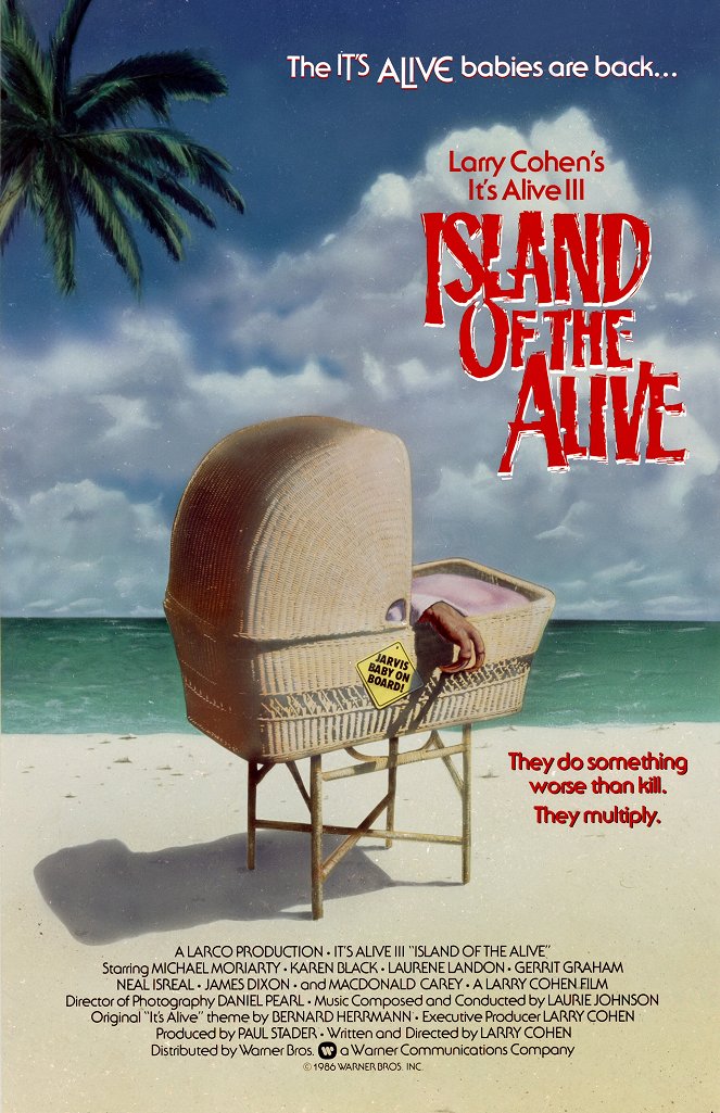 It's Alive III: Island of the Alive - Plakátok