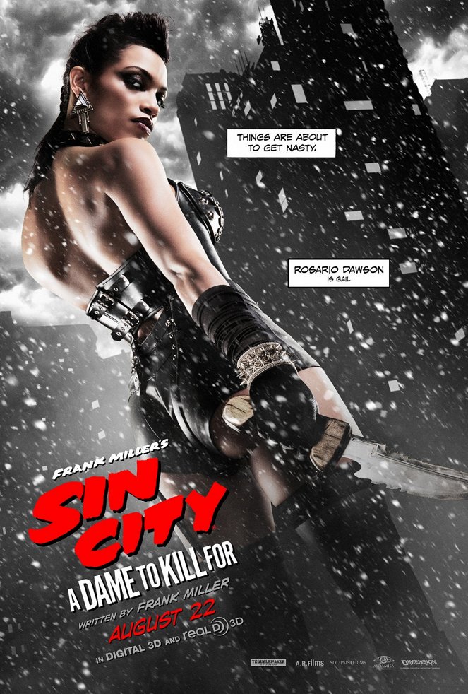 Frank Millerin Sin City: A Dame to Kill For - Julisteet