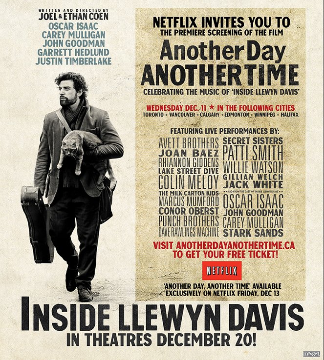 Another Day, Another Time: Celebrating the Music of Inside Llewyn Davis - Cartazes