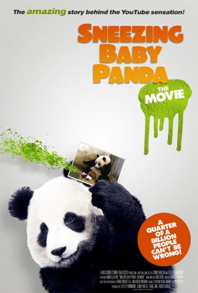 Sneezing Baby Panda: The Movie - Carteles