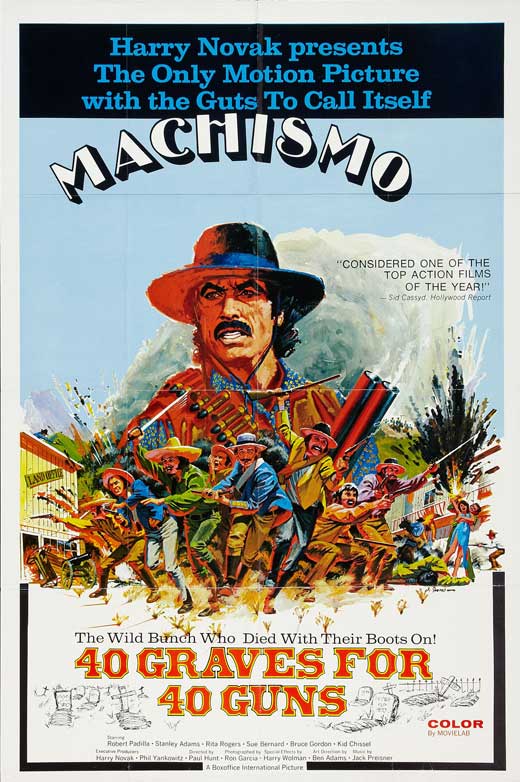 Machismo: 40 Graves for 40 Guns - Affiches