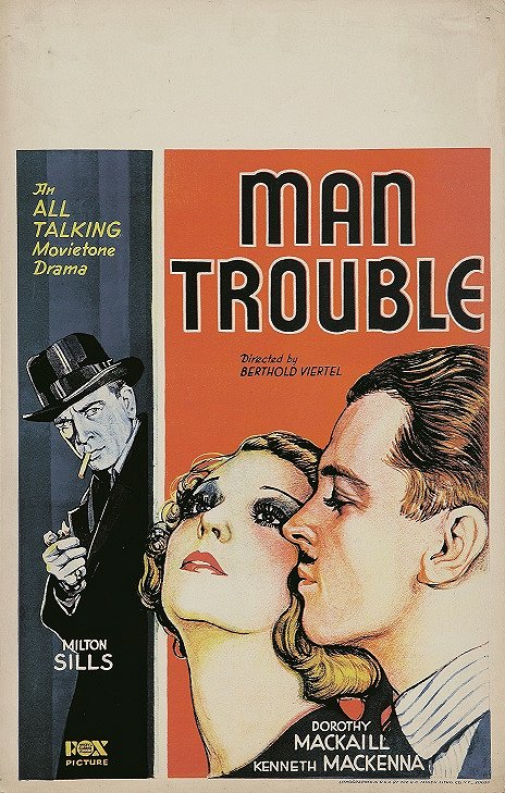 Man Trouble - Carteles