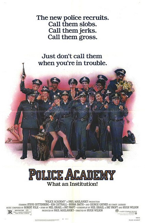 Rendőrakadémia - Plakátok
