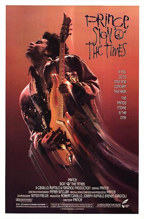 Prince - Sign O’ the times - Affiches