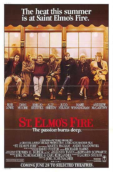 St. Elmo's Fire - Affiches
