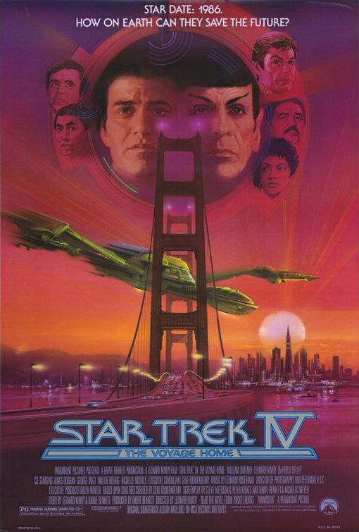 Star Trek IV: Powrót na Ziemię - Plakaty