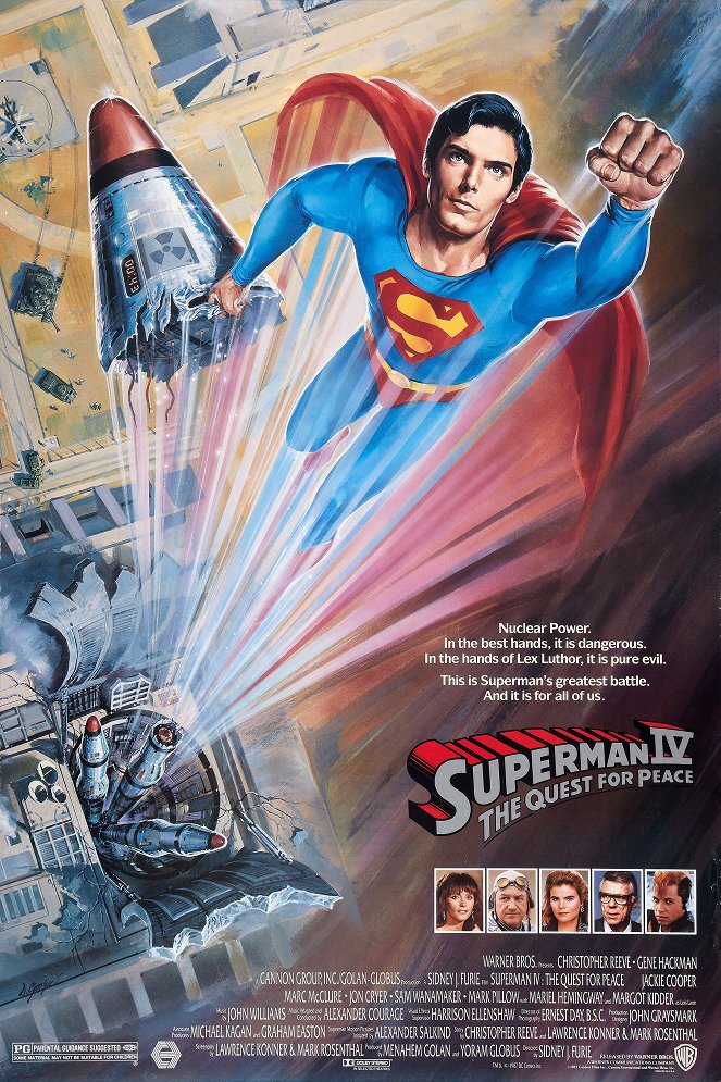 Superman IV: Em Busca da Paz - Cartazes