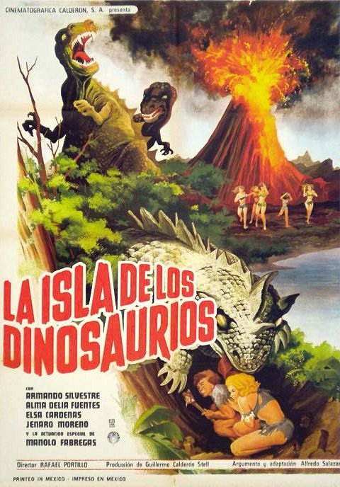 La isla de los dinosaurios - Plakaty
