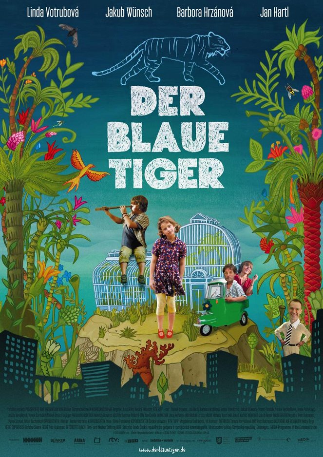 Modrý tygr - Plakátok