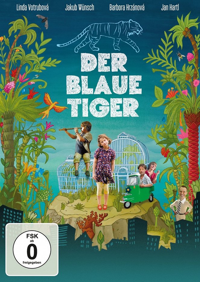 Modrý tiger - Plagáty
