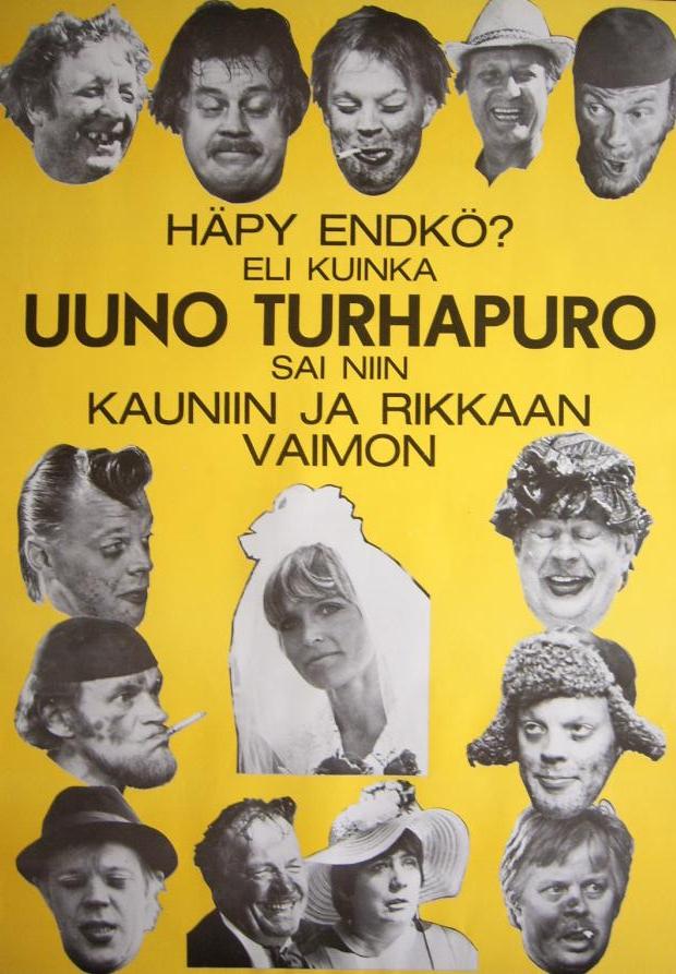 Happy-end? Oder wie Uuno Turhapuro zu einer so hubschen und reichen Frau kam - Plakate