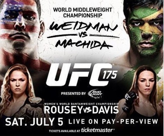 UFC 175: Weidman vs. Machida - Cartazes