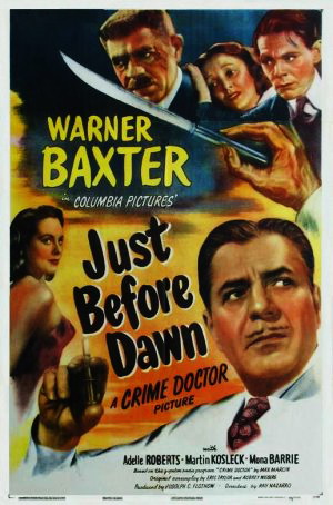 Just Before Dawn - Affiches