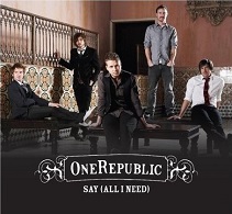 OneRepublic: Say (All I Need) - Plakátok