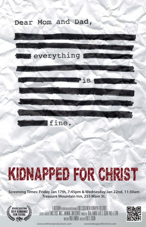 Kidnapped for Christ - Plakate