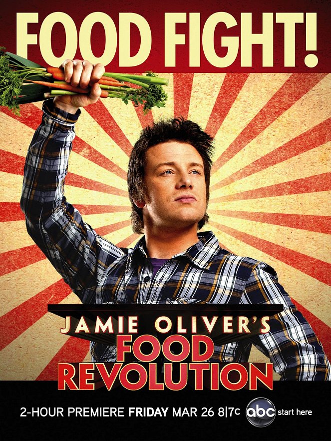 Jamieho revoluce ve stravování - Plakáty
