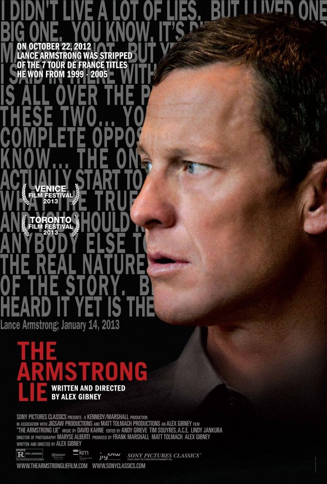 La mentira de Lance Armstrong - Carteles