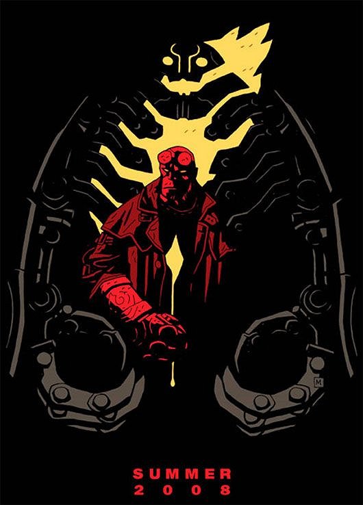 Hellboy 2 : Les légions d'or maudites - Affiches