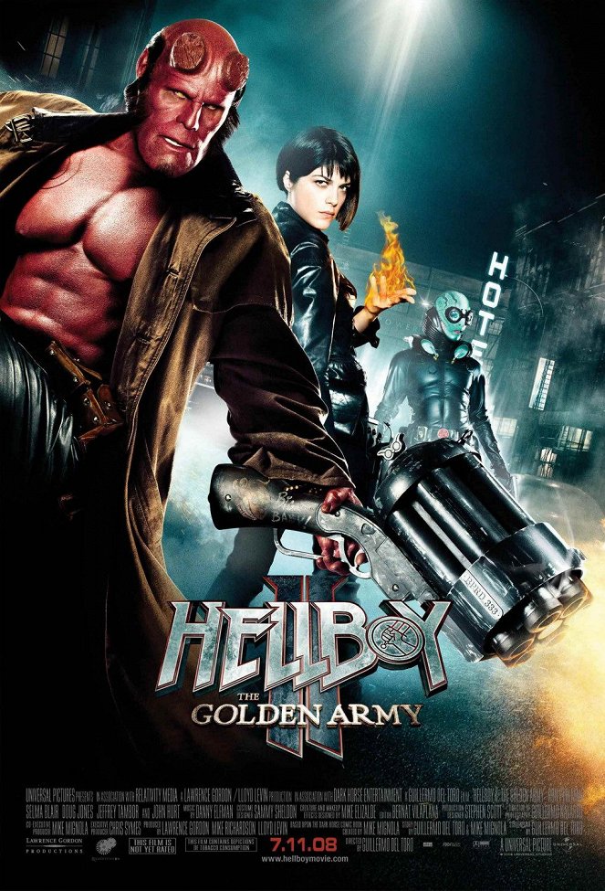 Hellboy 2: El ejército dorado - Carteles