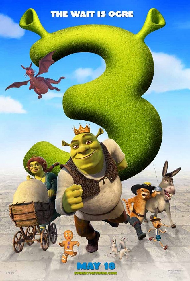 Shrek o Terceiro - Cartazes
